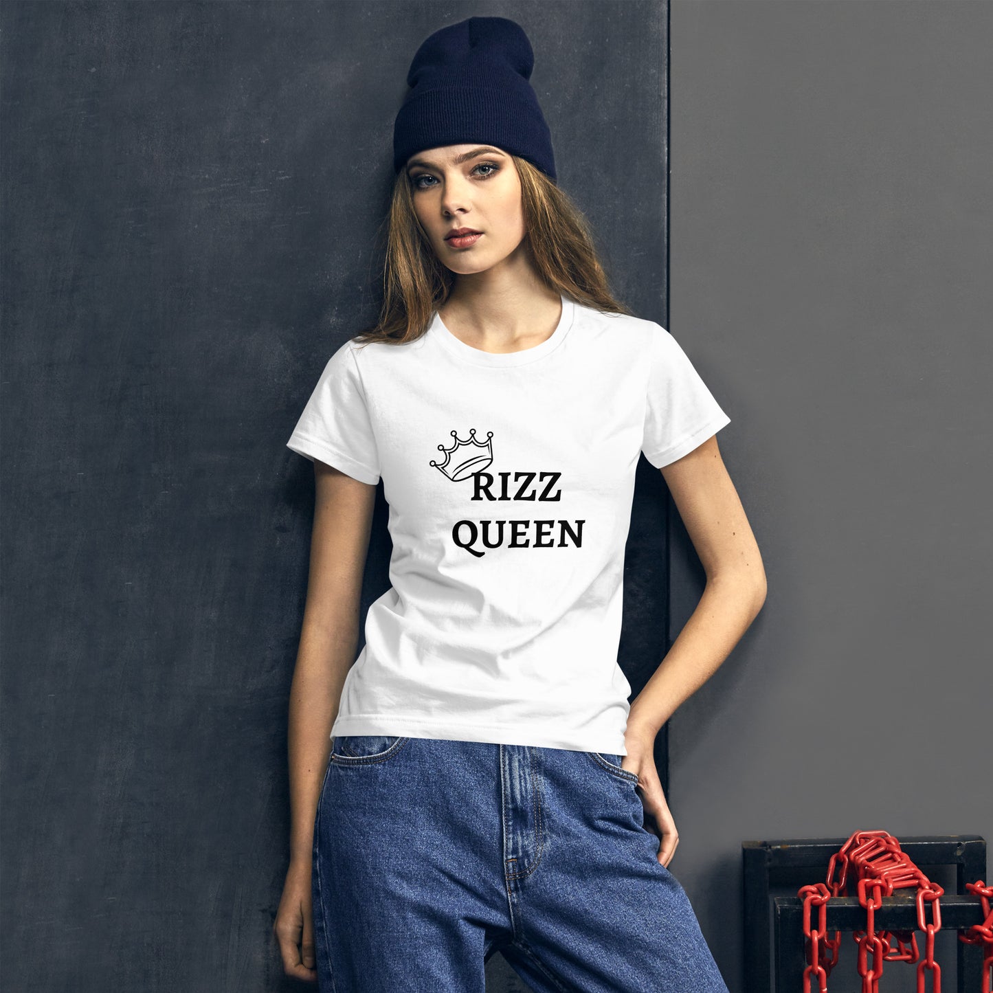 RIZZ QUEEN Women's short sleeve t-shirt