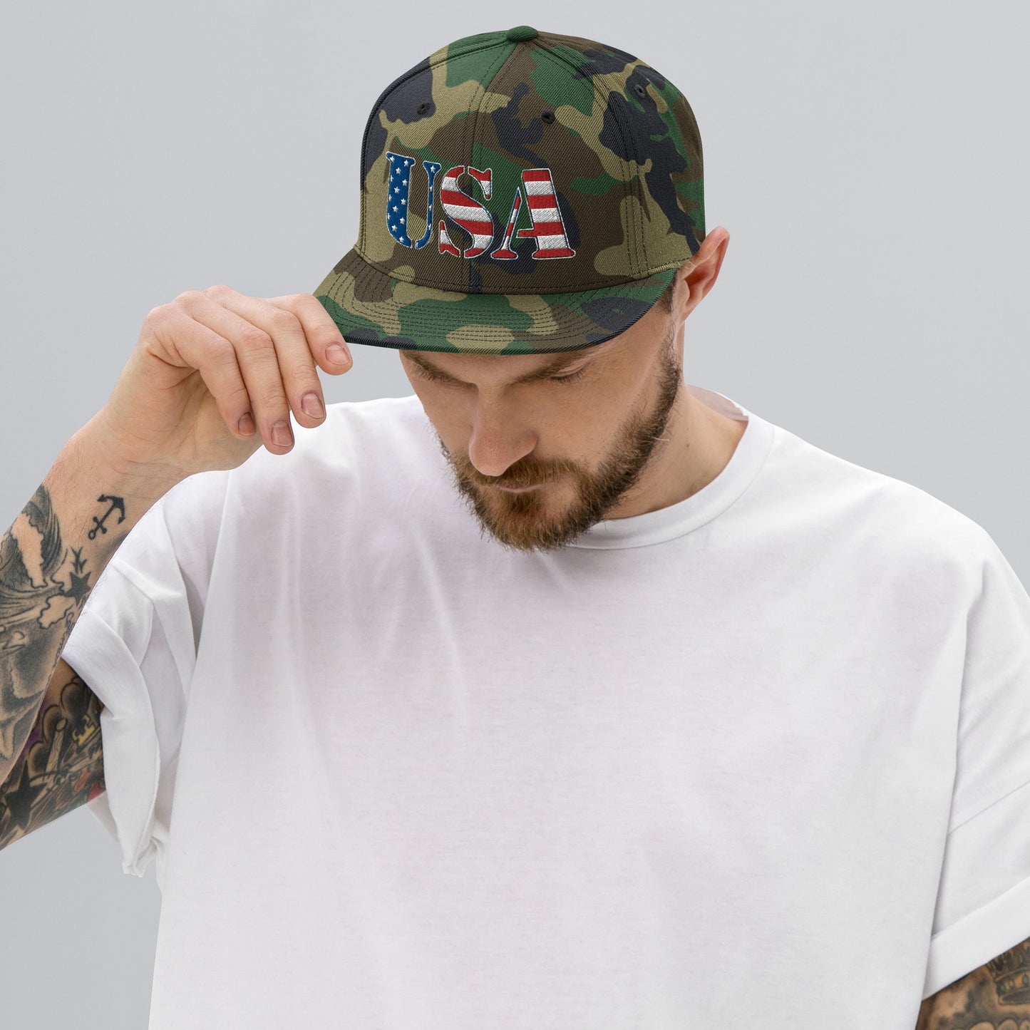 USA Snapback 4th of July Hat