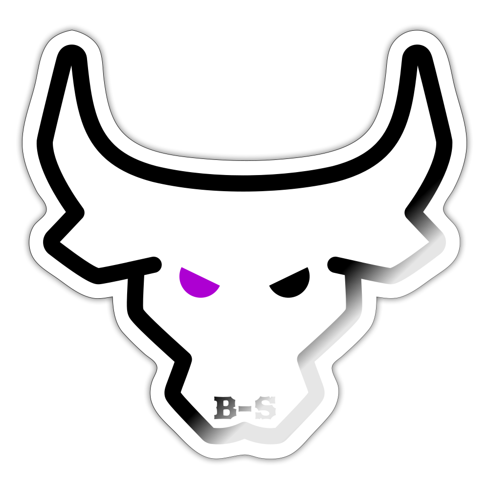 That's BS Sticker - white glossy