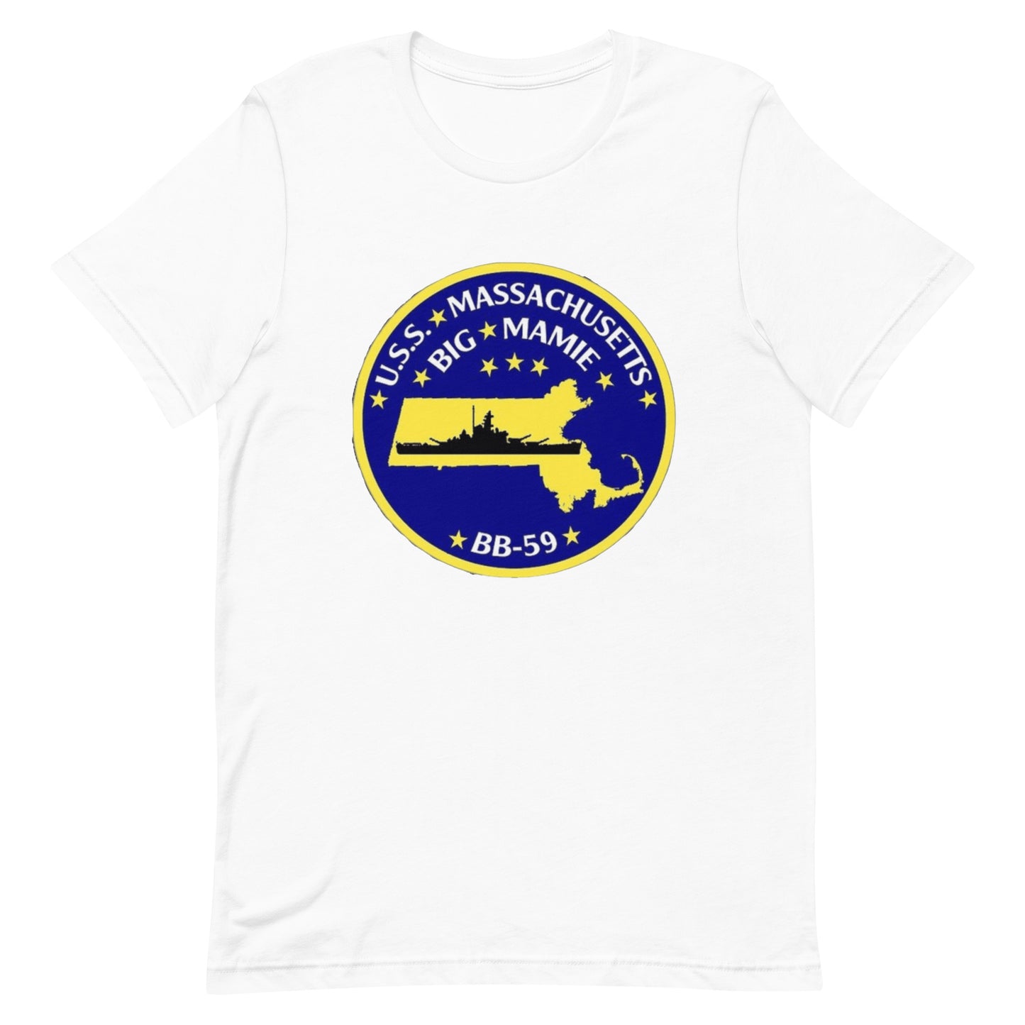 U.S.S. Massachusetts NAVY Tribute Series T-Shirt