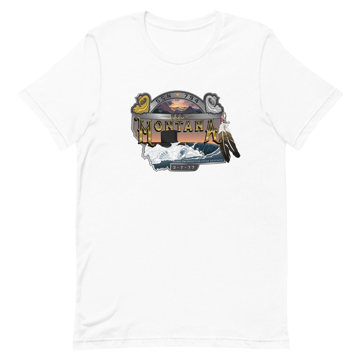 U.S.S. Montana NAVY Tribute Series T-Shirt