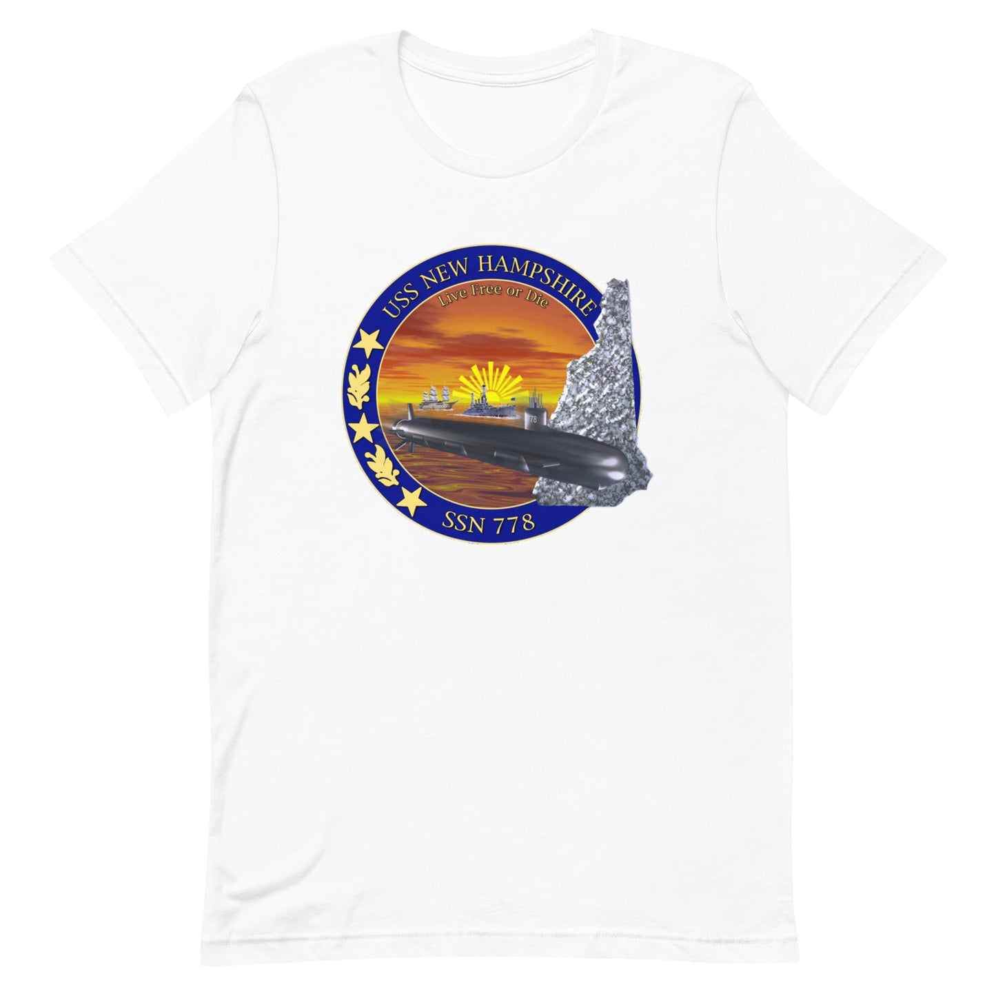 U.S.S. New Hampshire NAVY Tribute Series T-Shirt