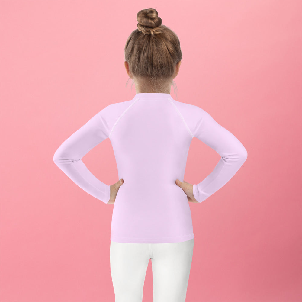 Girls Beach and Pool Rash Guard