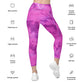 Purple Tie Dye High Waisted Leggings with pockets