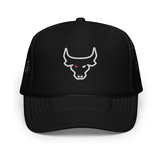 70s Style Foam Trucker Hat with Logo