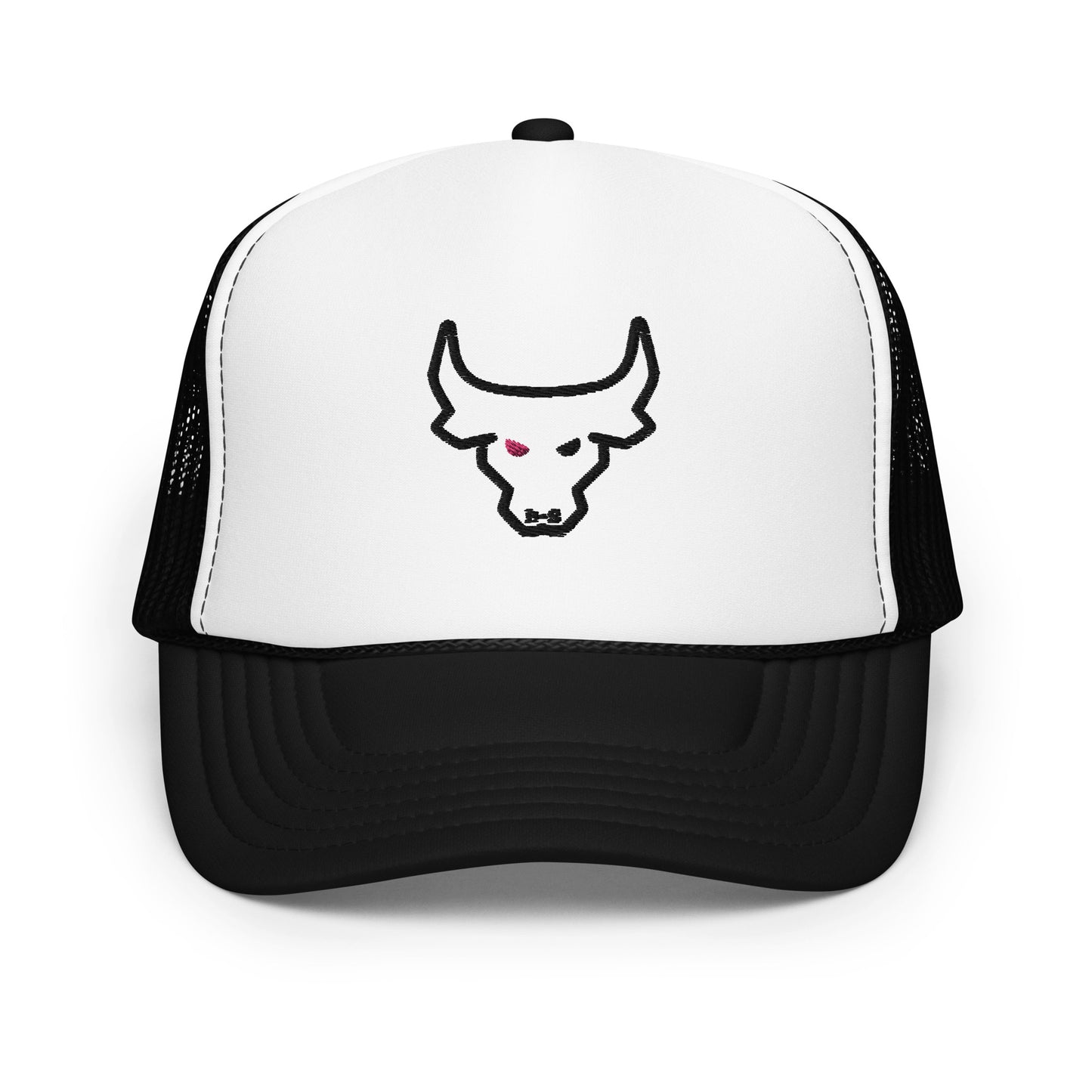 70s Style Foam Trucker Hat with Logo