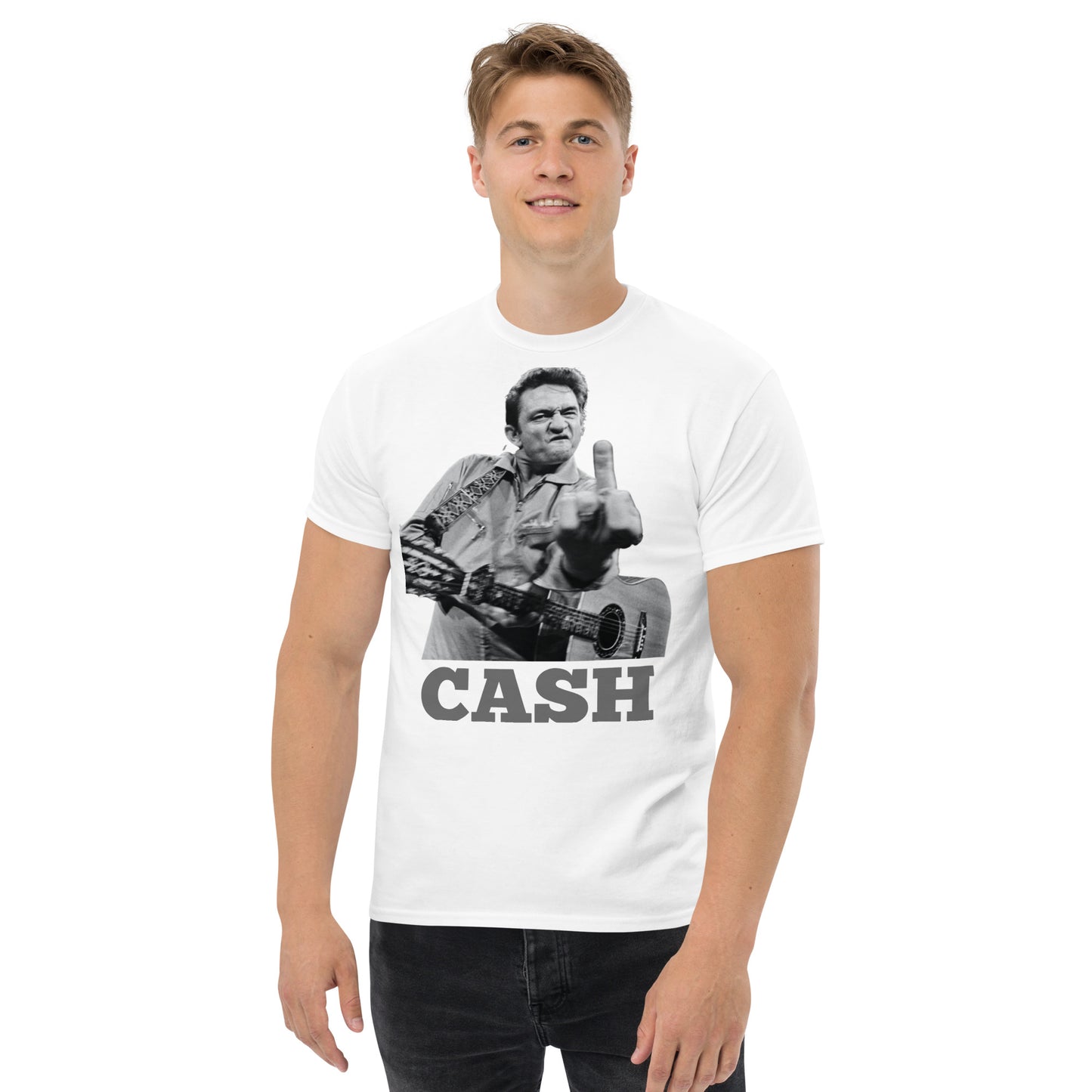 Johnny Cash Classic Finger T-Shirt
