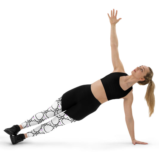 Sports Leggings With Sizes Up To 3XL