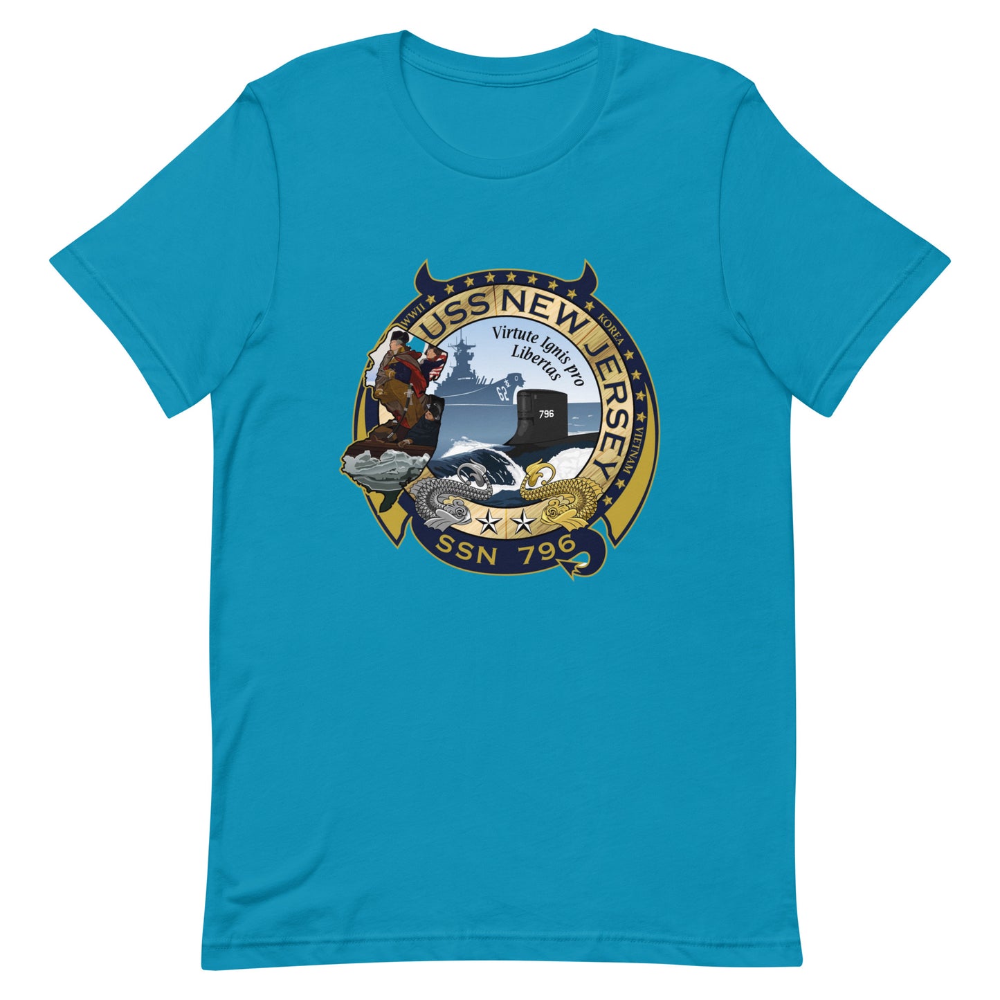 U.S.S. New Jersey NAVY Tribute Series T-Shirt