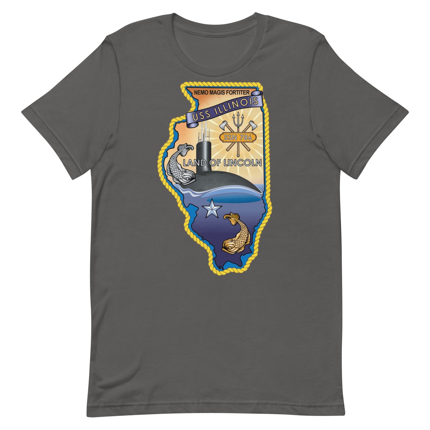 U.S.S. Illinois NAVY Tribute Series T-Shirt