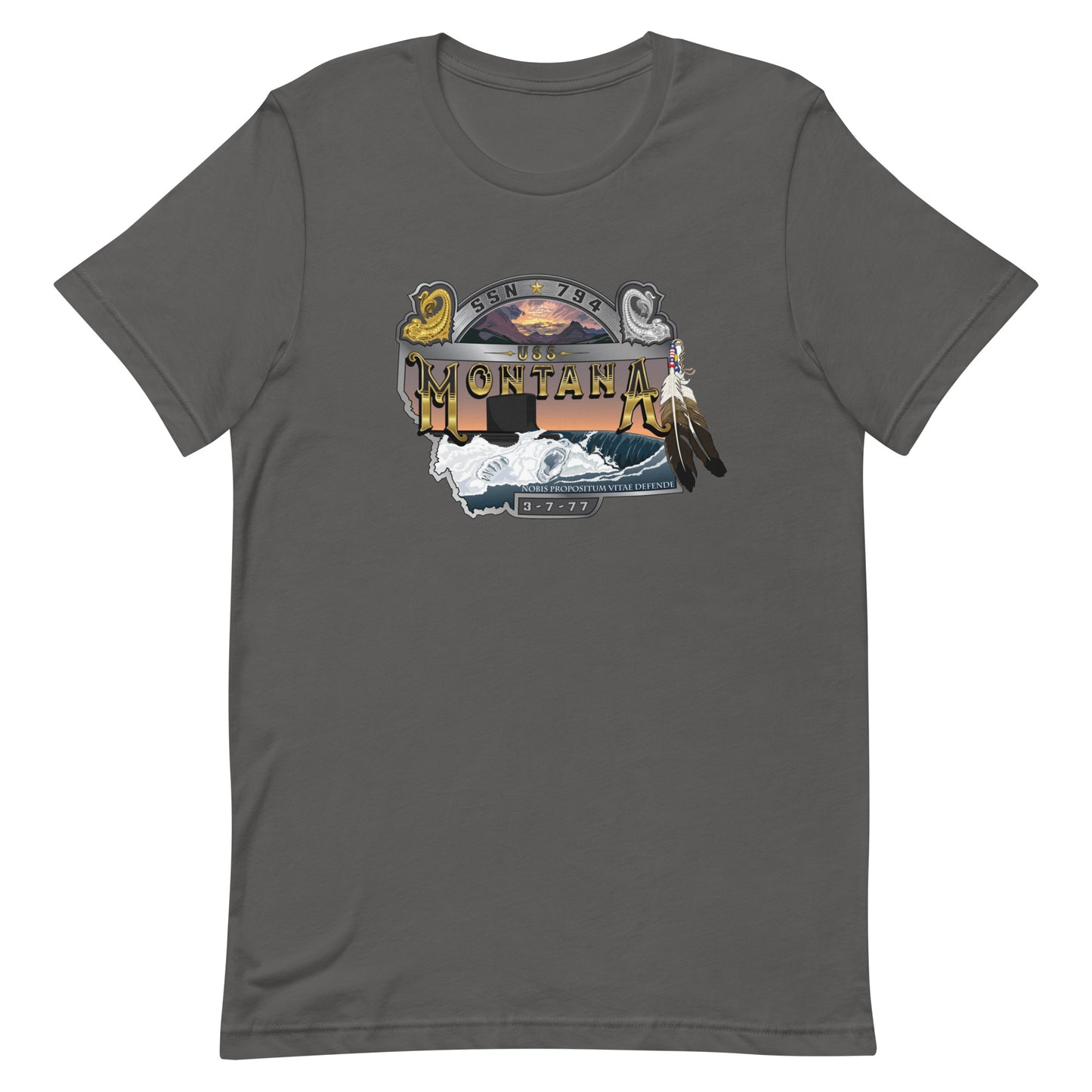 U.S.S. Montana NAVY Tribute Series T-Shirt