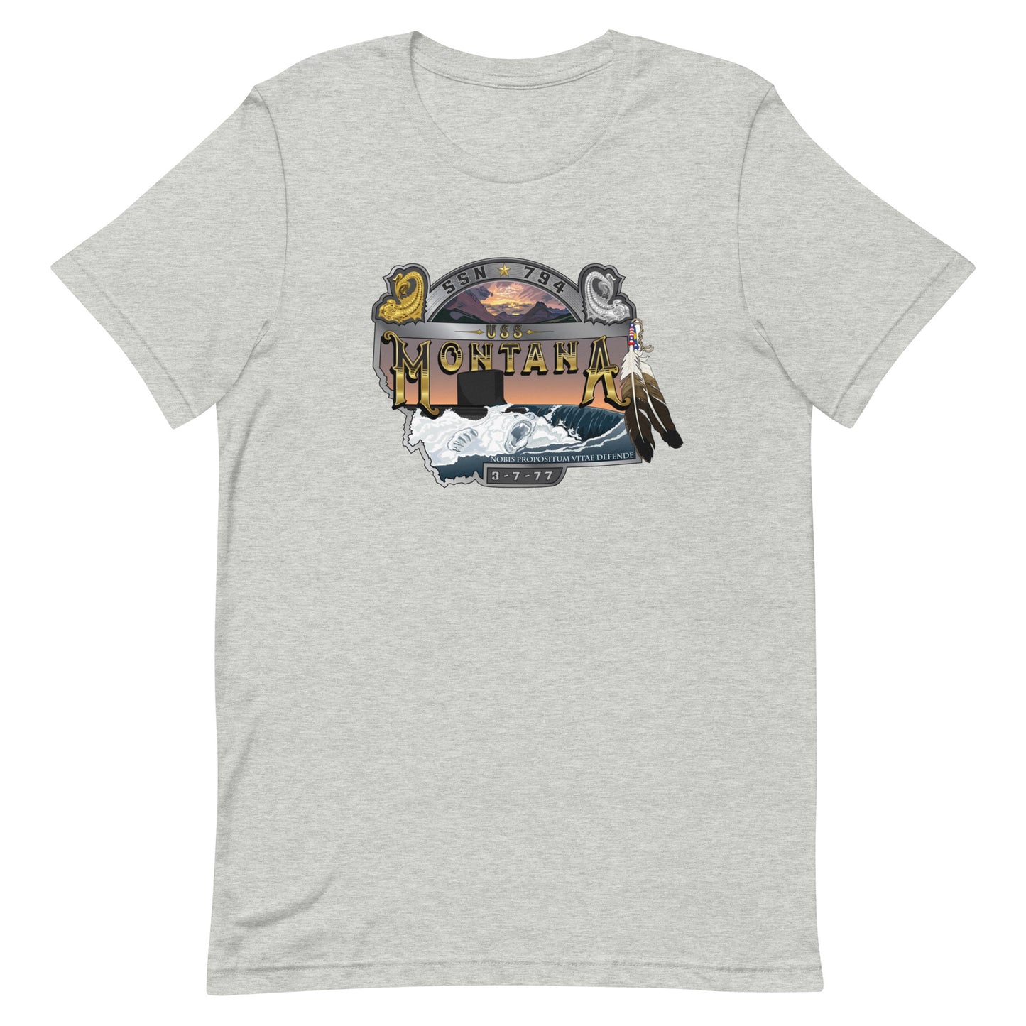 U.S.S. Montana NAVY Tribute Series T-Shirt