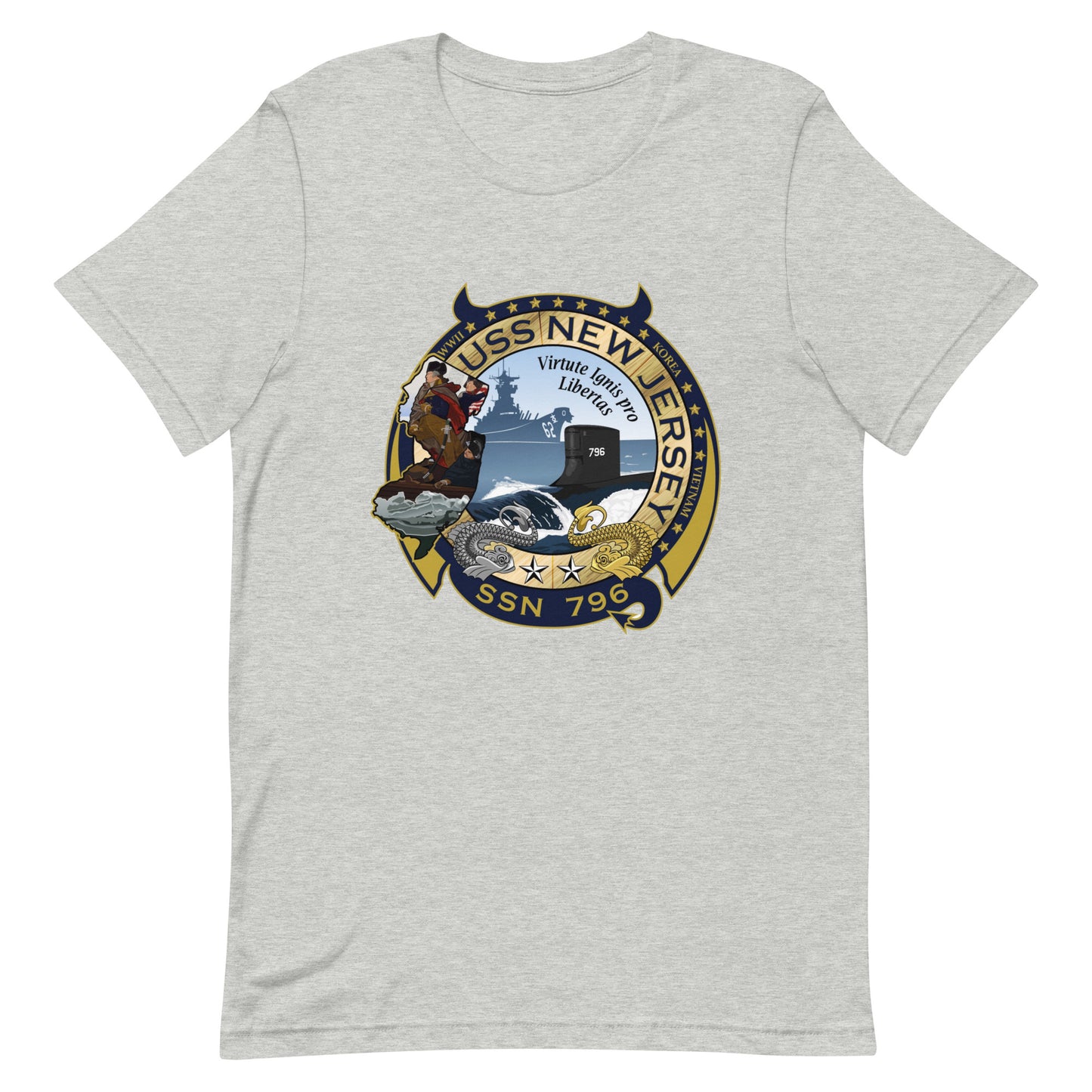 U.S.S. New Jersey NAVY Tribute Series T-Shirt
