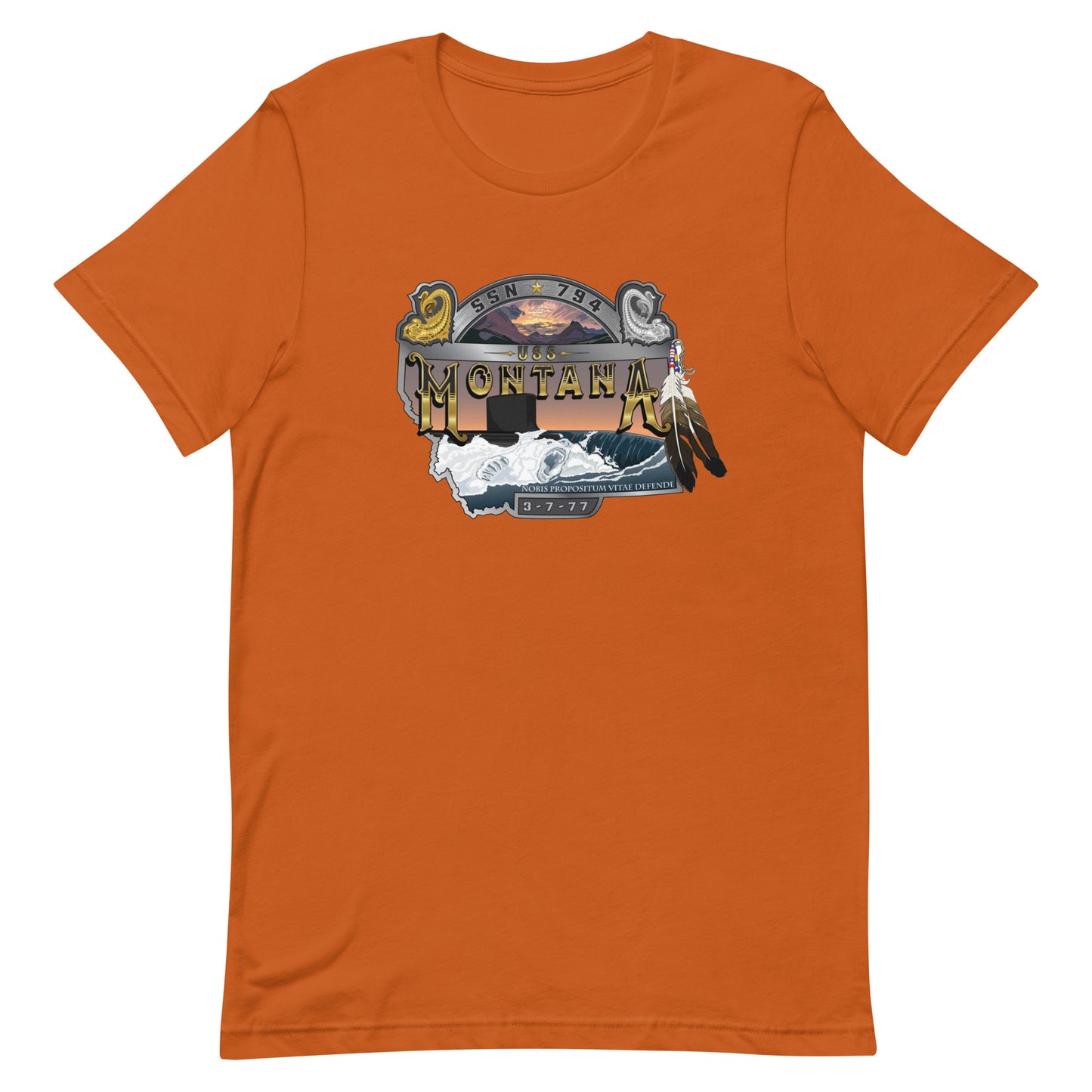 U.S.S. Montana NAVY Tribute Series T-Shirt