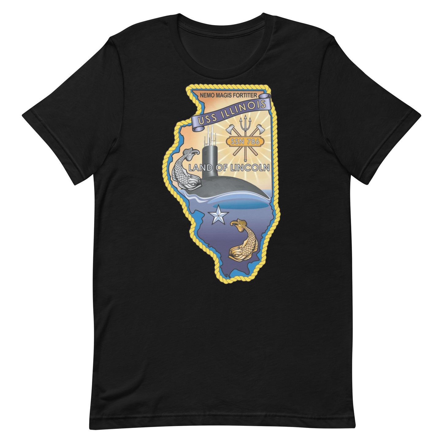 U.S.S. Illinois NAVY Tribute Series T-Shirt