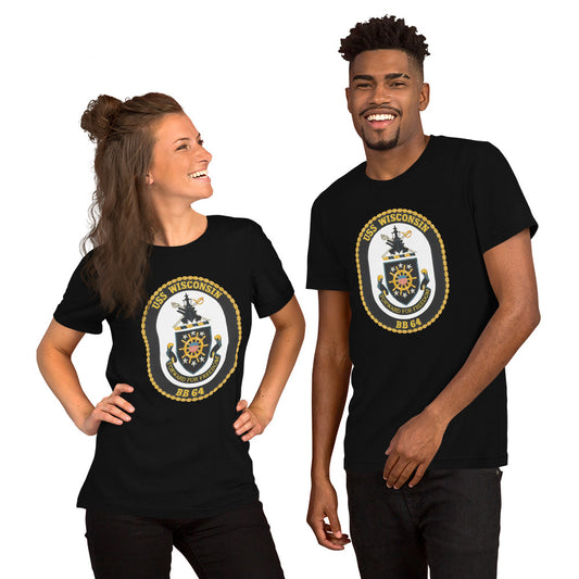U.S.S. Wisconsin NAVY Tribute Series T-Shirt