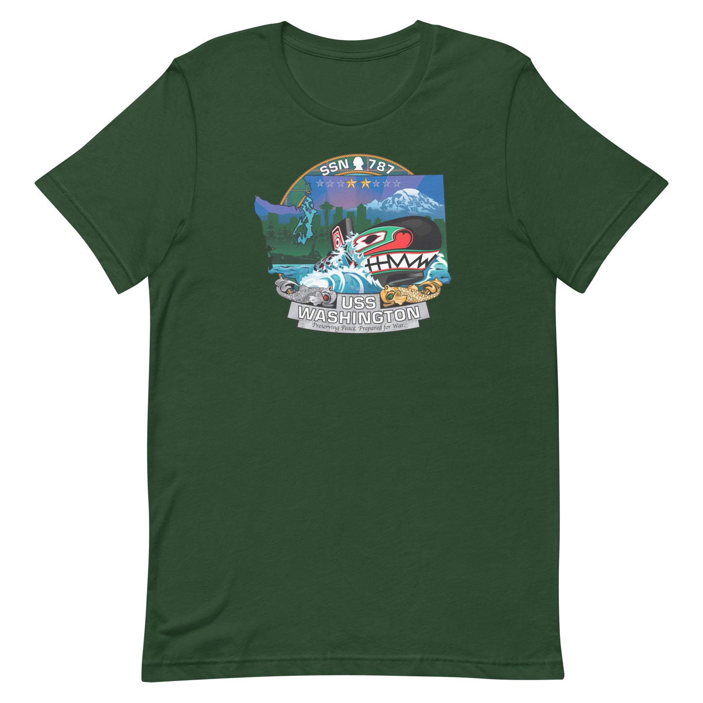 U.S.S. Washington NAVY Tribute Series T-Shirt