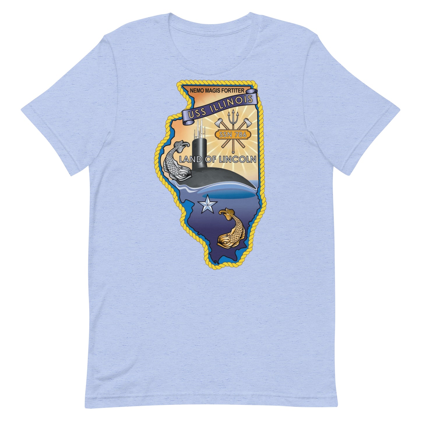 U.S.S. Illinois NAVY Tribute Series T-Shirt