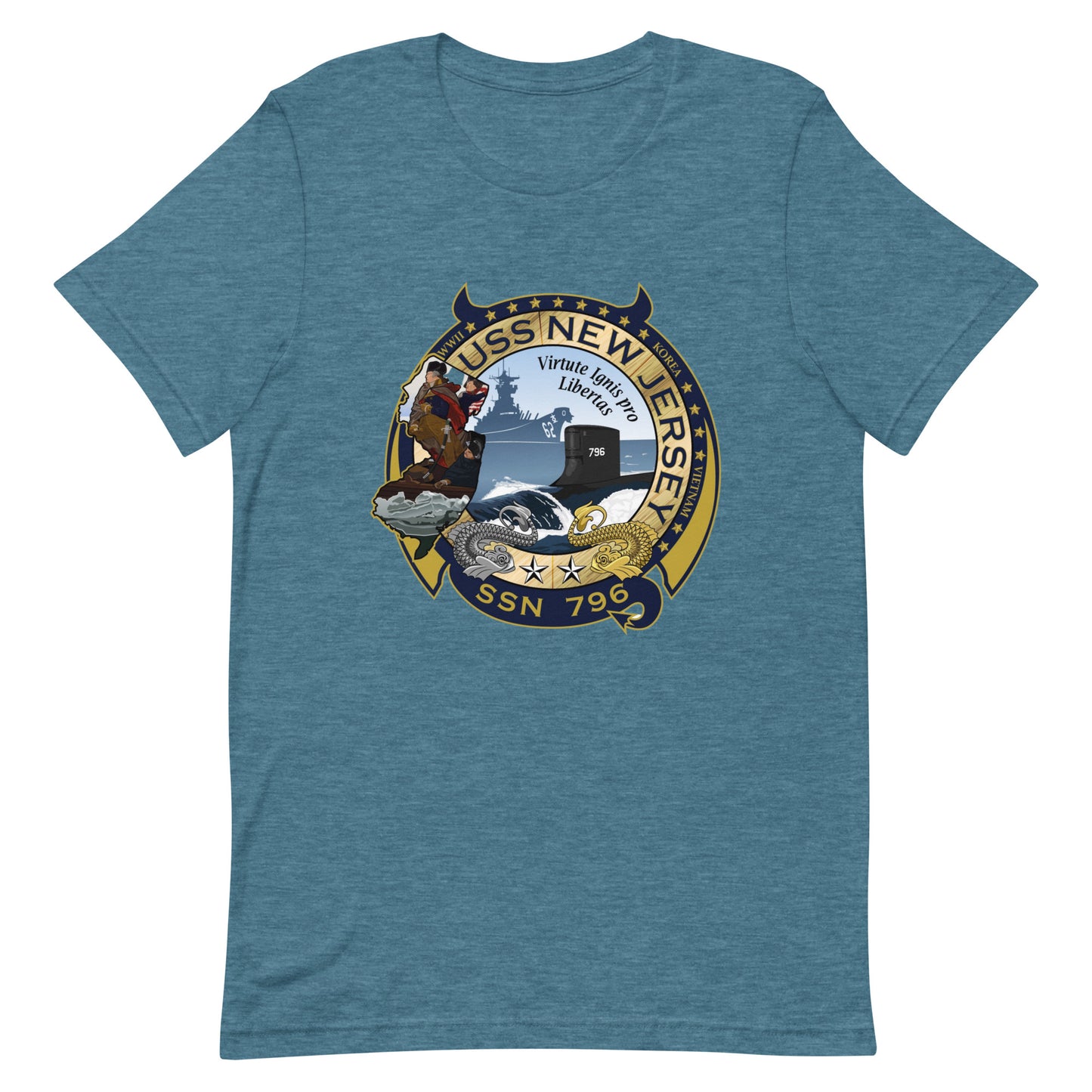 U.S.S. New Jersey NAVY Tribute Series T-Shirt
