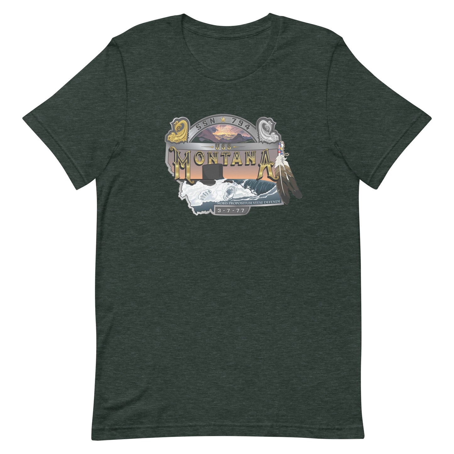 U.S.S. Montana NAVY Tribute Series T-Shirt