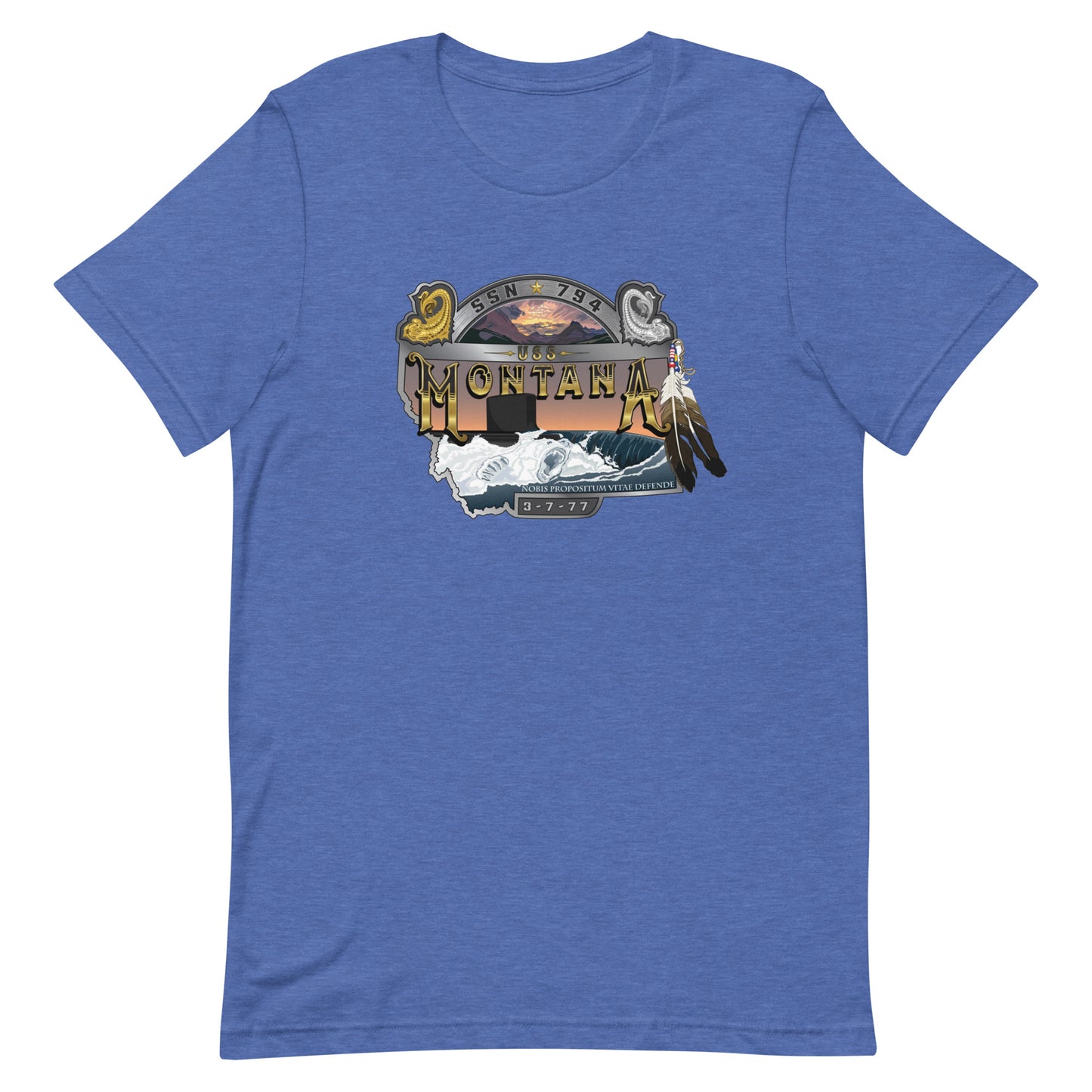 U.S.S. Montana NAVY Tribute Series T-Shirt