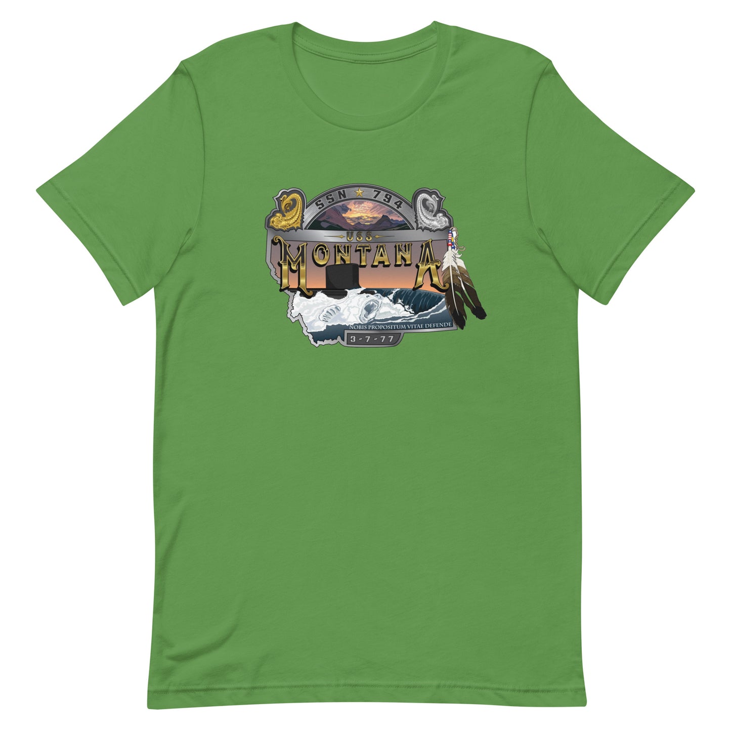 U.S.S. Montana NAVY Tribute Series T-Shirt