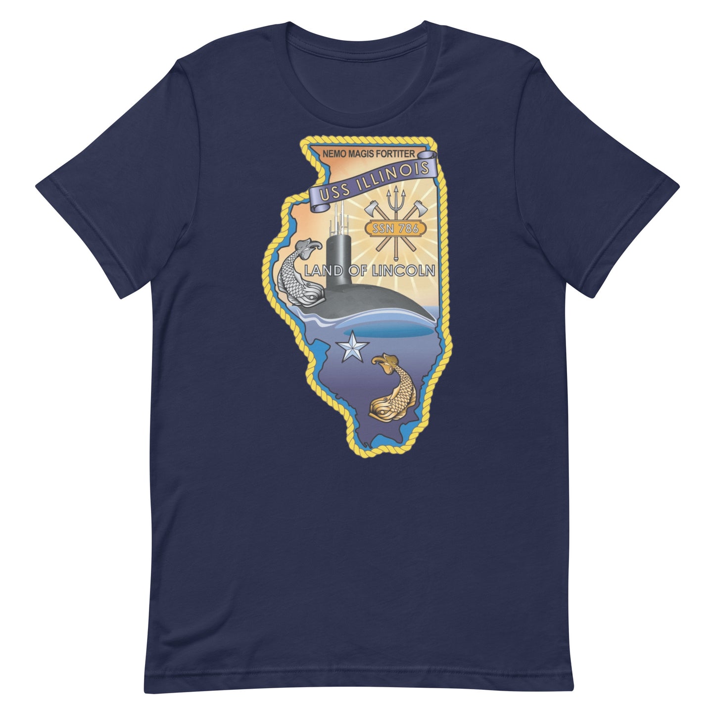 U.S.S. Illinois NAVY Tribute Series T-Shirt