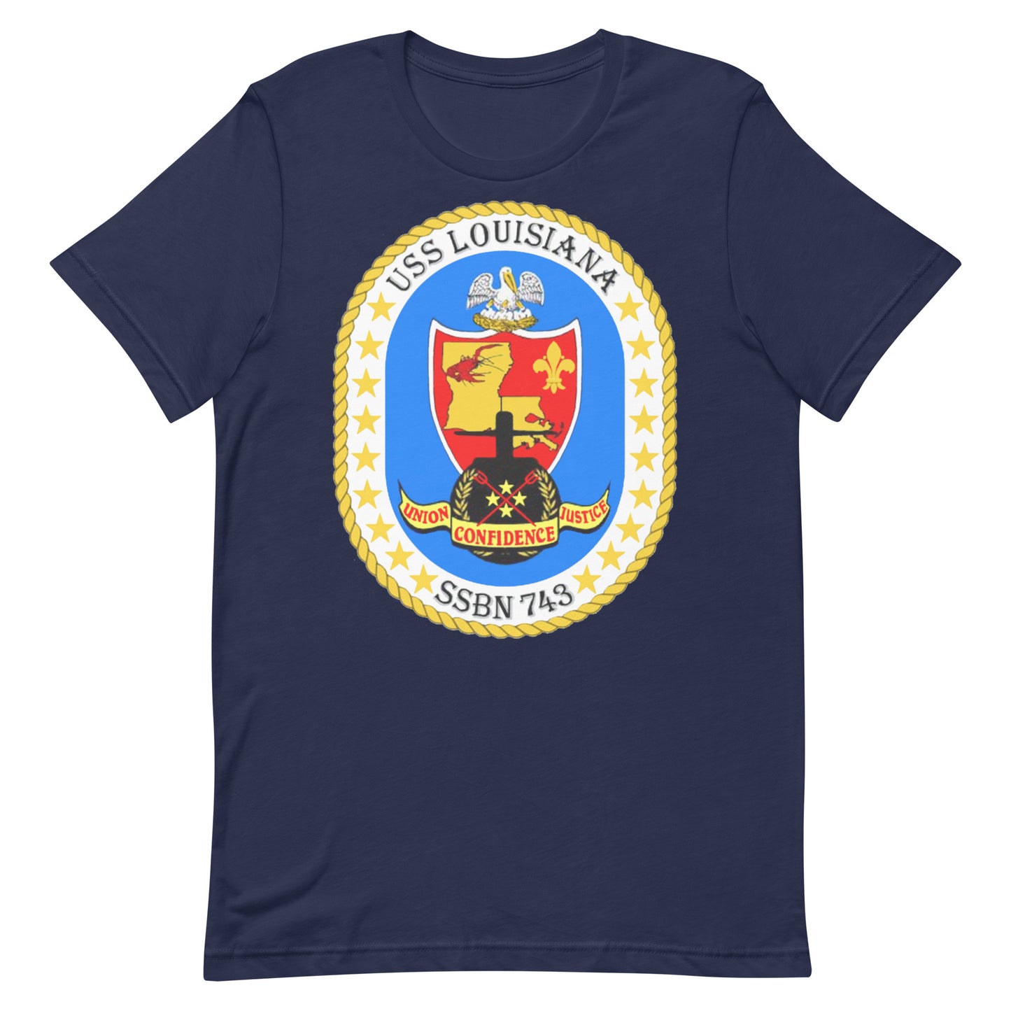 U.S.S. Louisiana NAVY Tribute Series T-Shirt