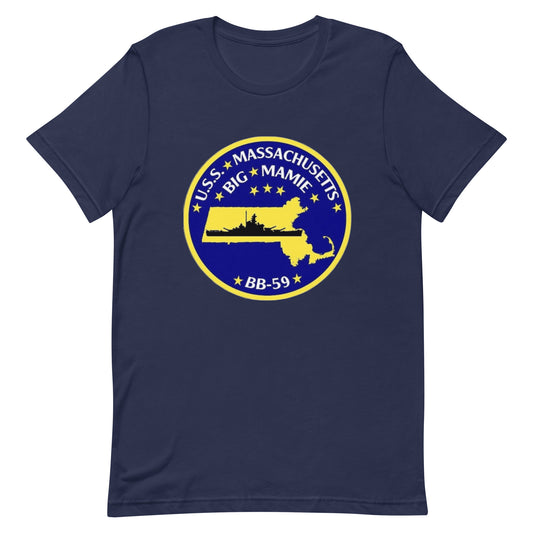 U.S.S. Massachusetts NAVY Tribute Series T-Shirt