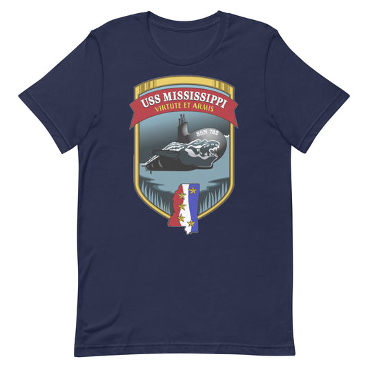U.S.S. Mississippi NAVY Tribute Series T-Shirt