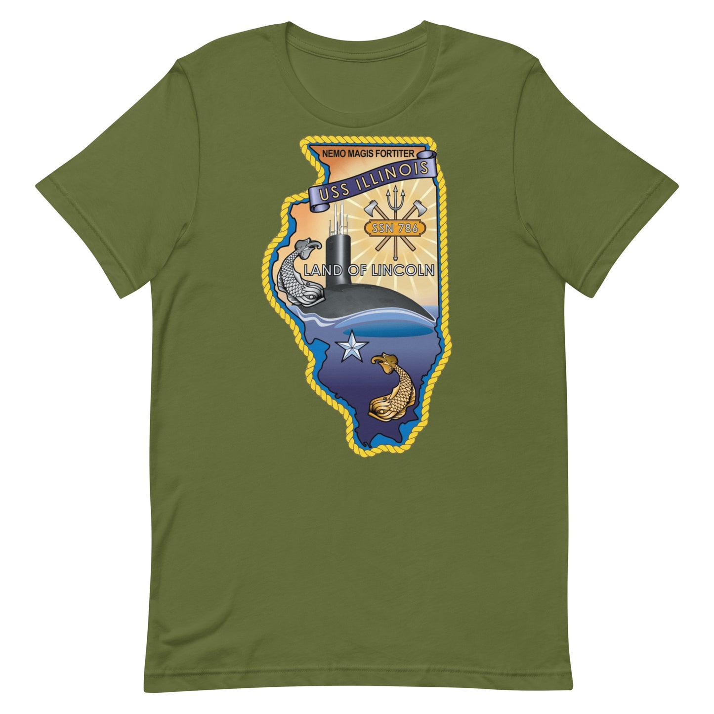 U.S.S. Illinois NAVY Tribute Series T-Shirt