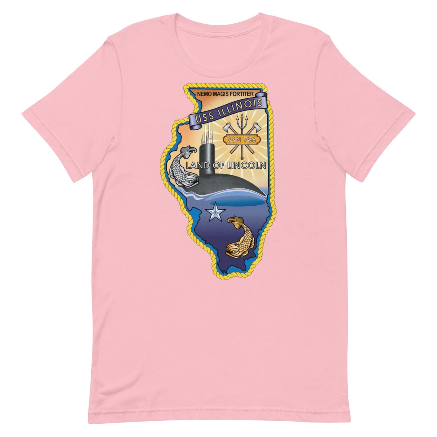 U.S.S. Illinois NAVY Tribute Series T-Shirt