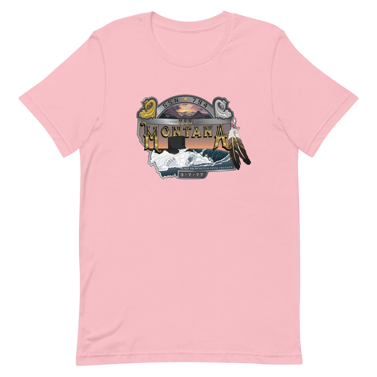 U.S.S. Montana NAVY Tribute Series T-Shirt