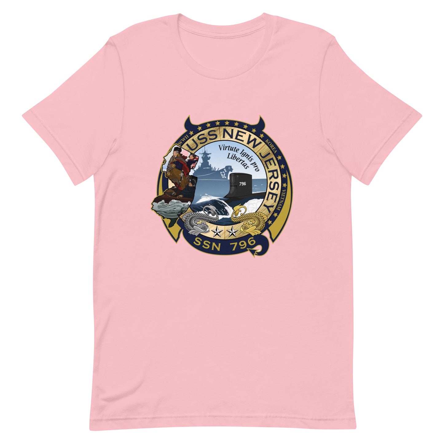 U.S.S. New Jersey NAVY Tribute Series T-Shirt