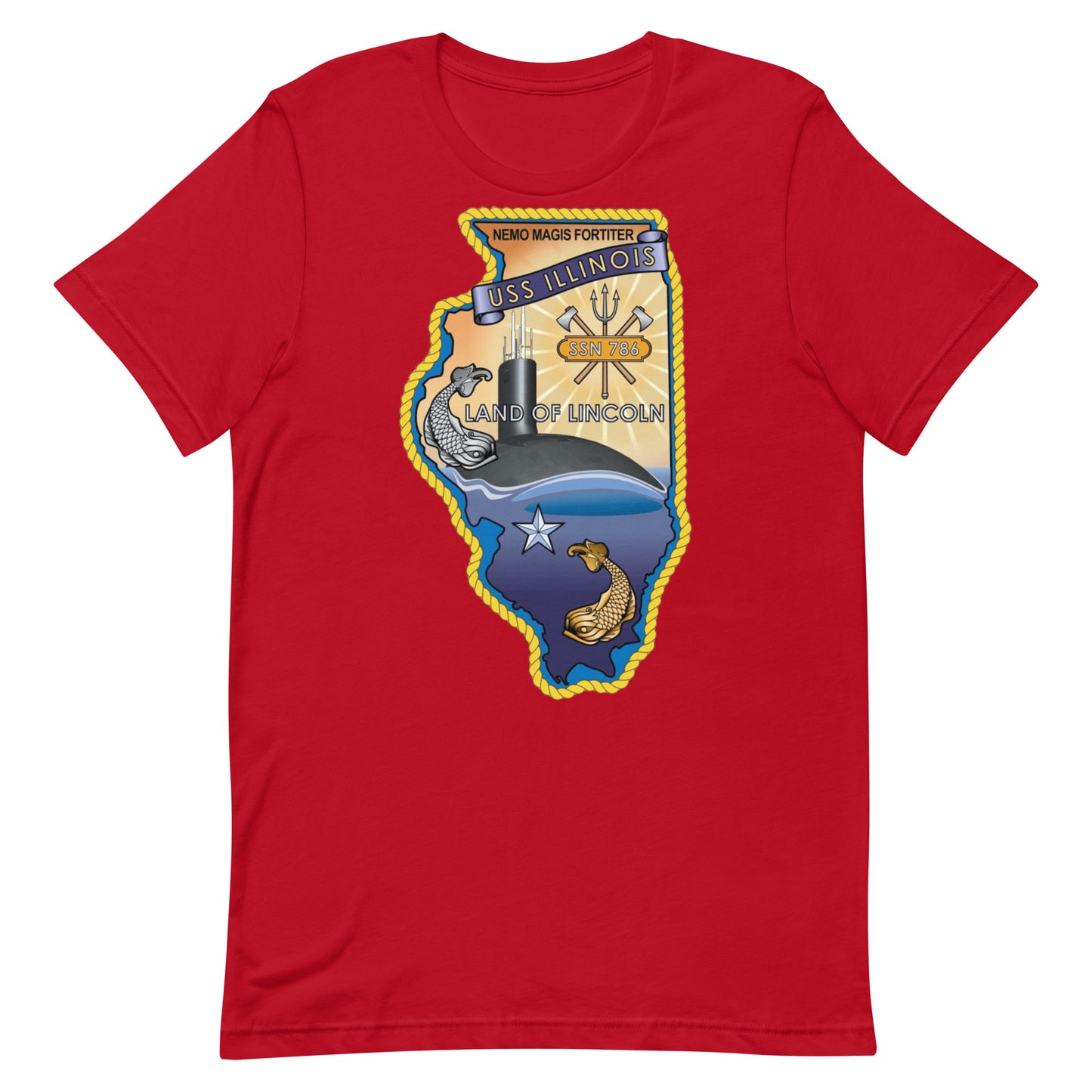 U.S.S. Illinois NAVY Tribute Series T-Shirt