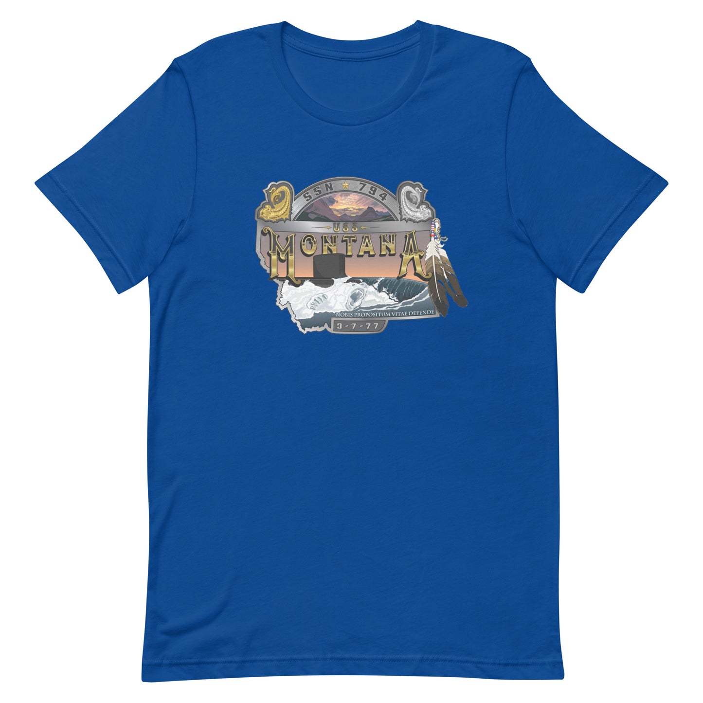 U.S.S. Montana NAVY Tribute Series T-Shirt