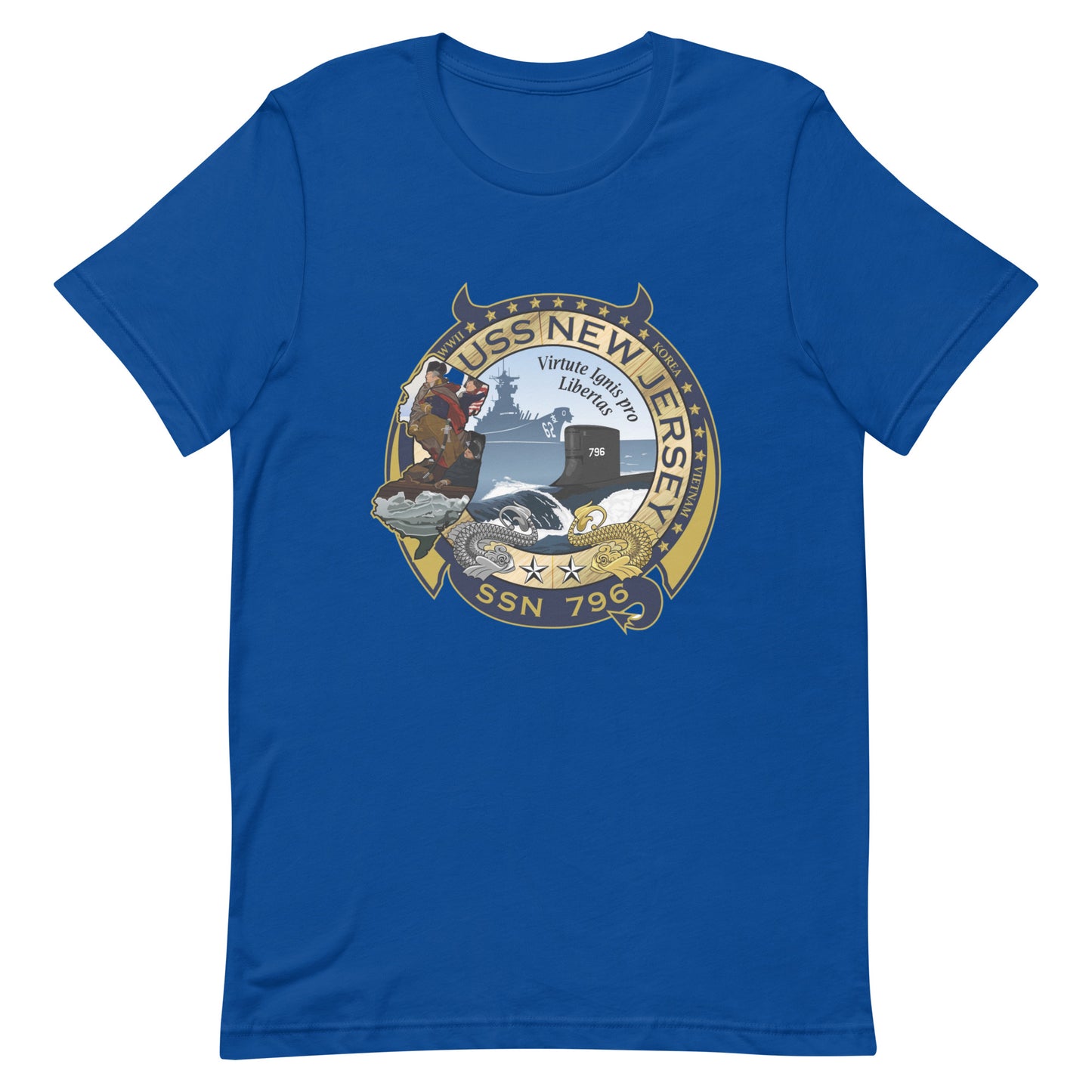 U.S.S. New Jersey NAVY Tribute Series T-Shirt