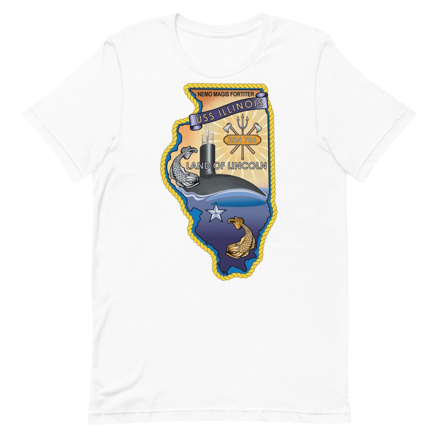 U.S.S. Illinois NAVY Tribute Series T-Shirt