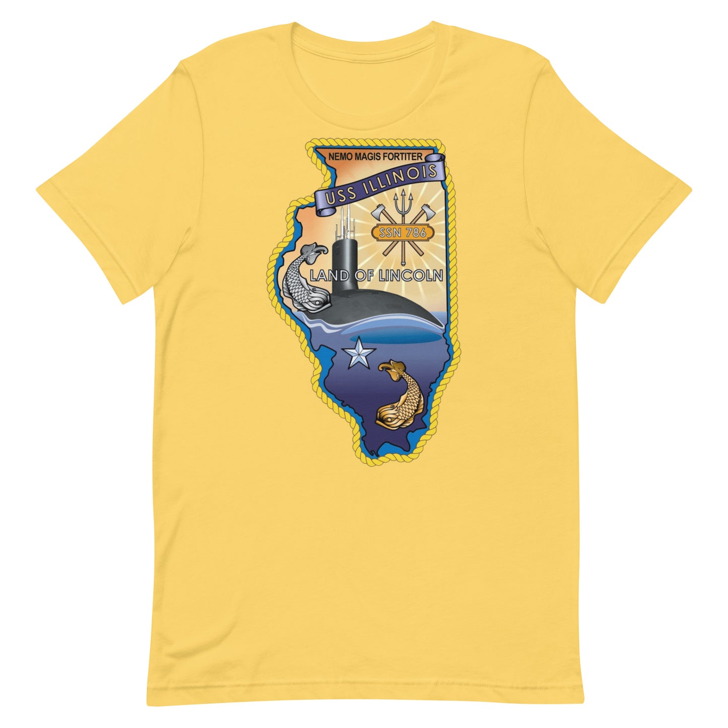U.S.S. Illinois NAVY Tribute Series T-Shirt