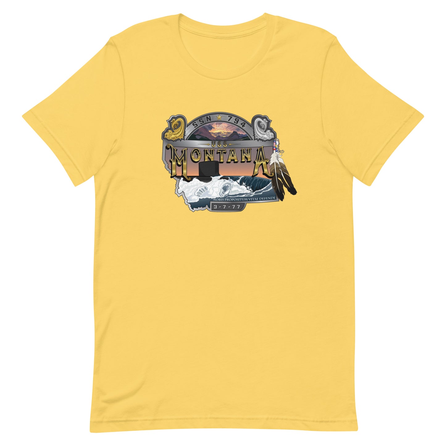 U.S.S. Montana NAVY Tribute Series T-Shirt