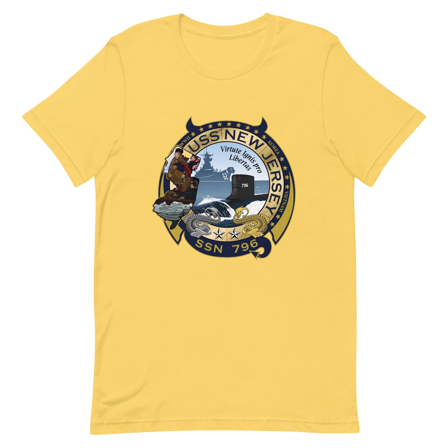 U.S.S. New Jersey NAVY Tribute Series T-Shirt
