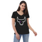 An Eco-Friendly V-neck T-shirt With Logo