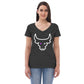 An Eco-Friendly V-neck T-shirt With Logo