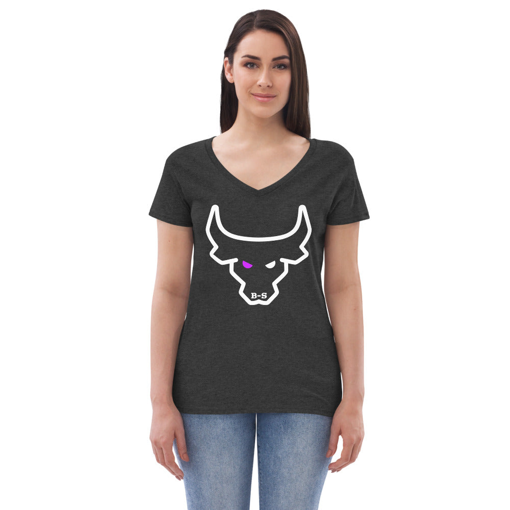An Eco-Friendly V-neck T-shirt With Logo